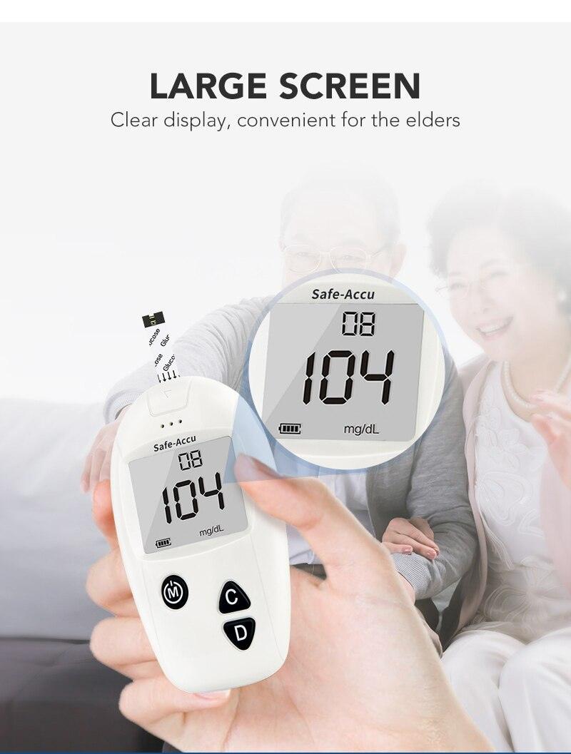 Sinocare Safe-Accu Medidor de Glicemia