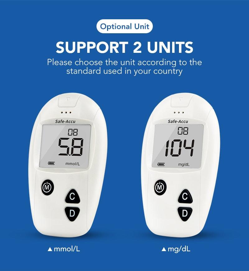 Sinocare Safe-Accu Medidor de Glicemia