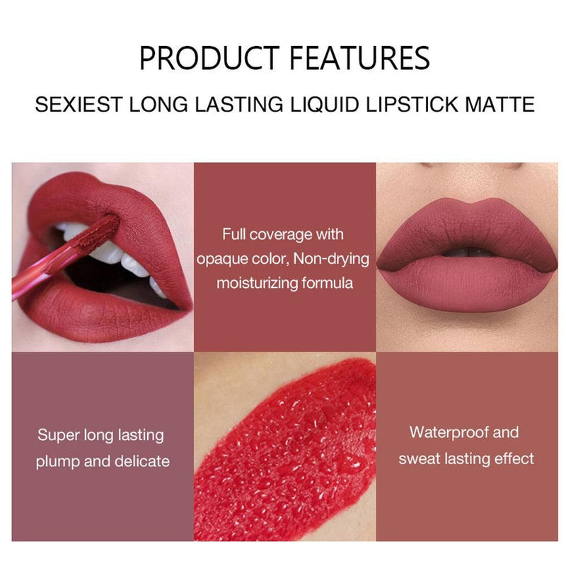 Batom Luxuoso Glamour Matte Handaiyan