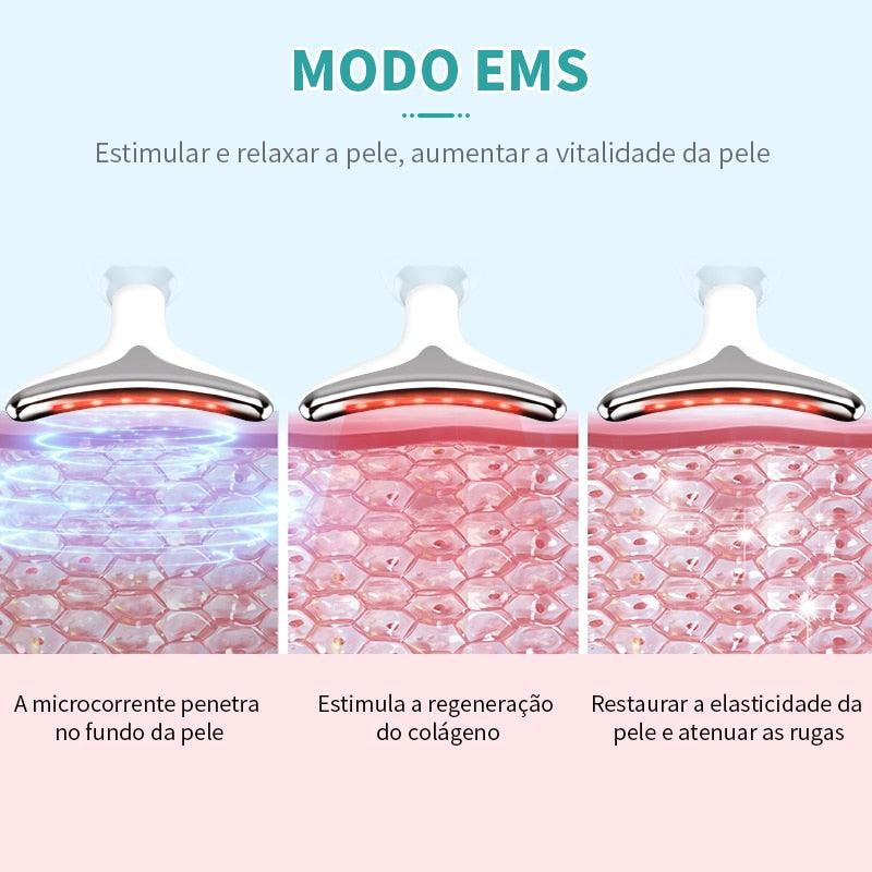 Tratamento para área do pescoço - massageador